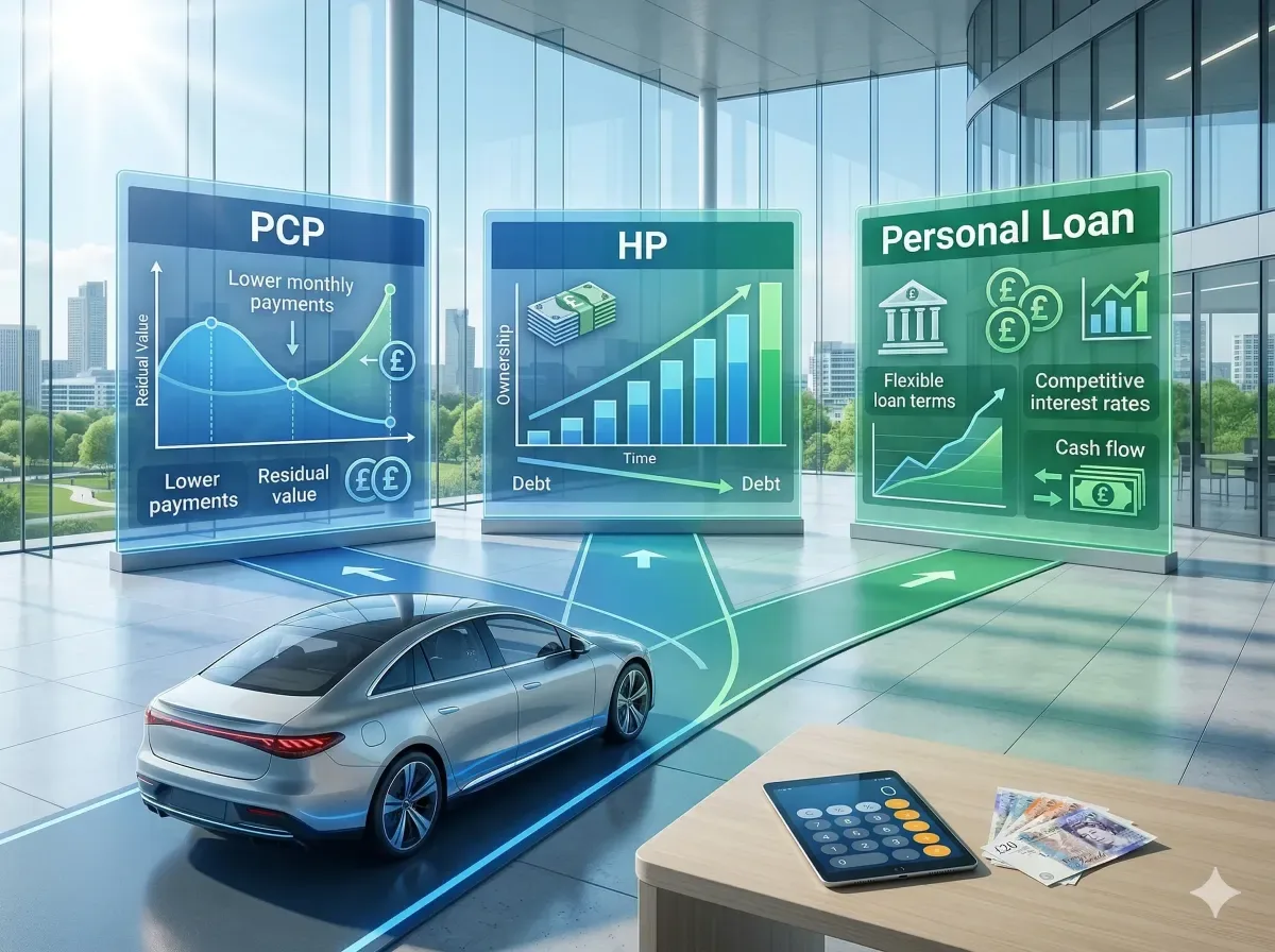 Car Finance UK 2026: PCP vs HP vs Personal Loan Explained